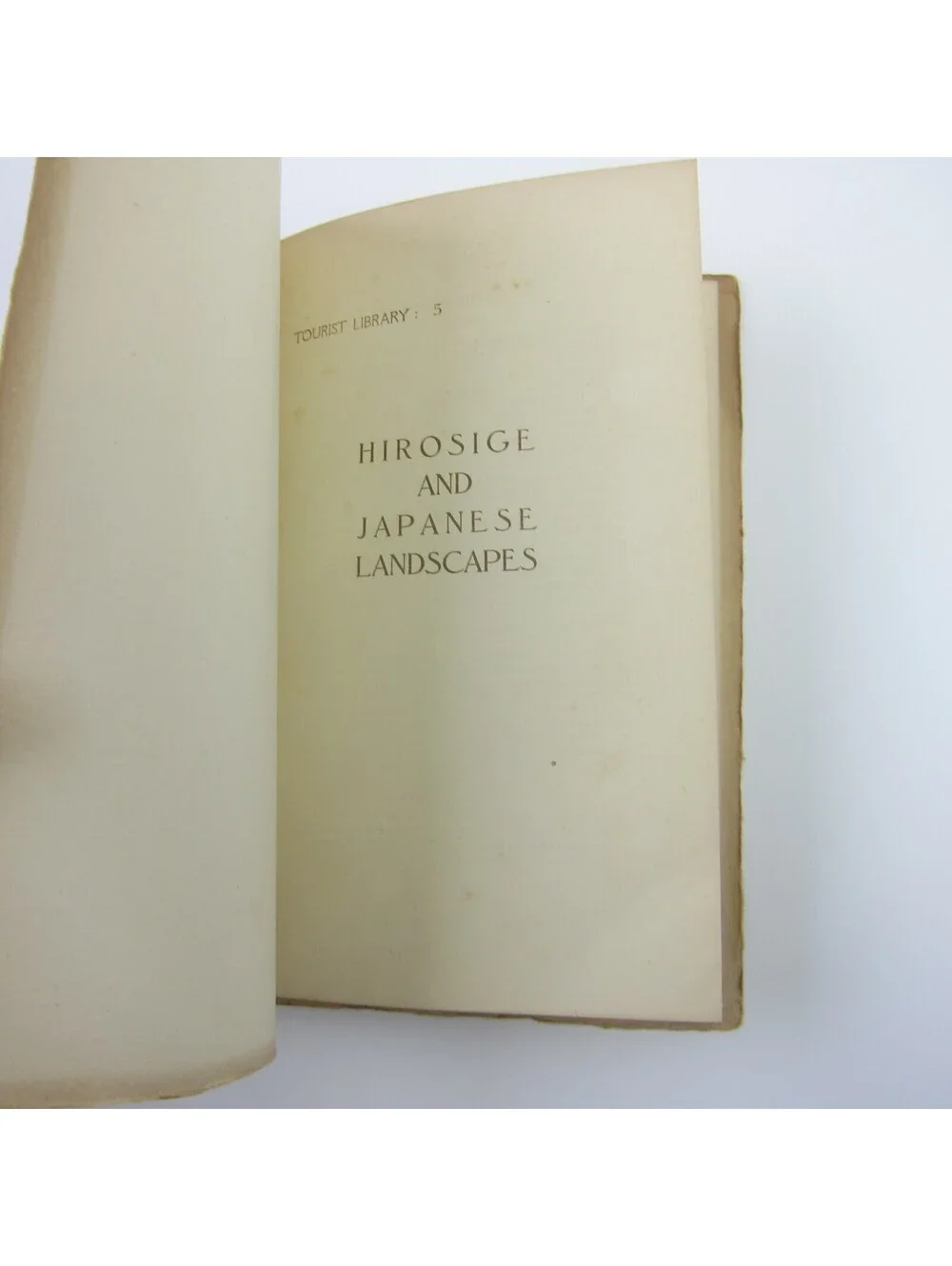 Hirosige And Japanese Landscapes Book Tourist Library 5 by Noguti Vintage 1939